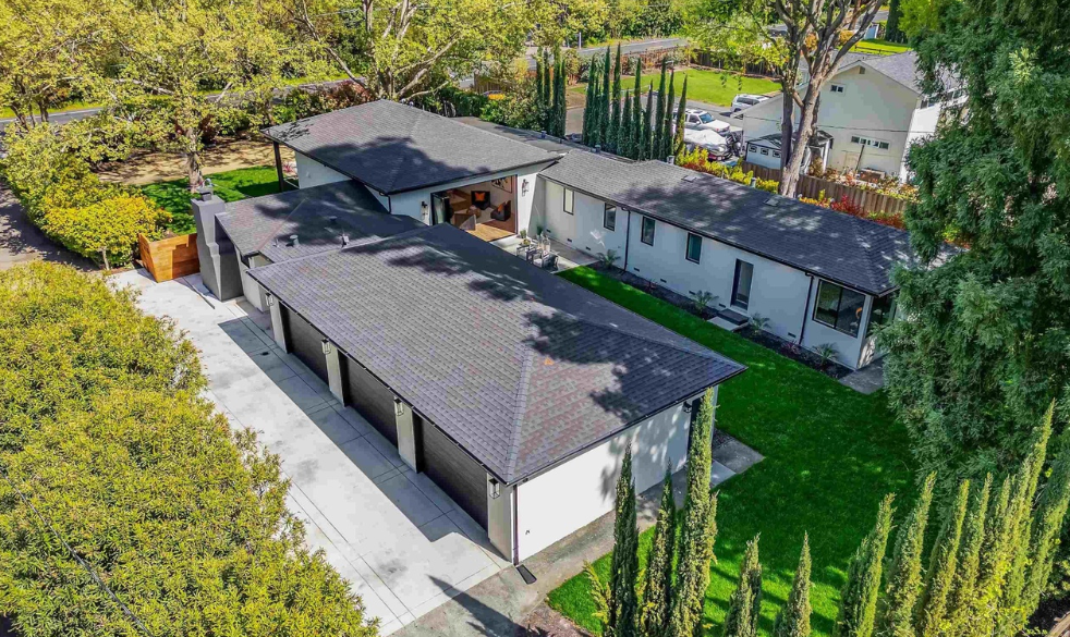 Full asphalt shingle roof replacement on a home at 2559 Romley Lane, Alamo